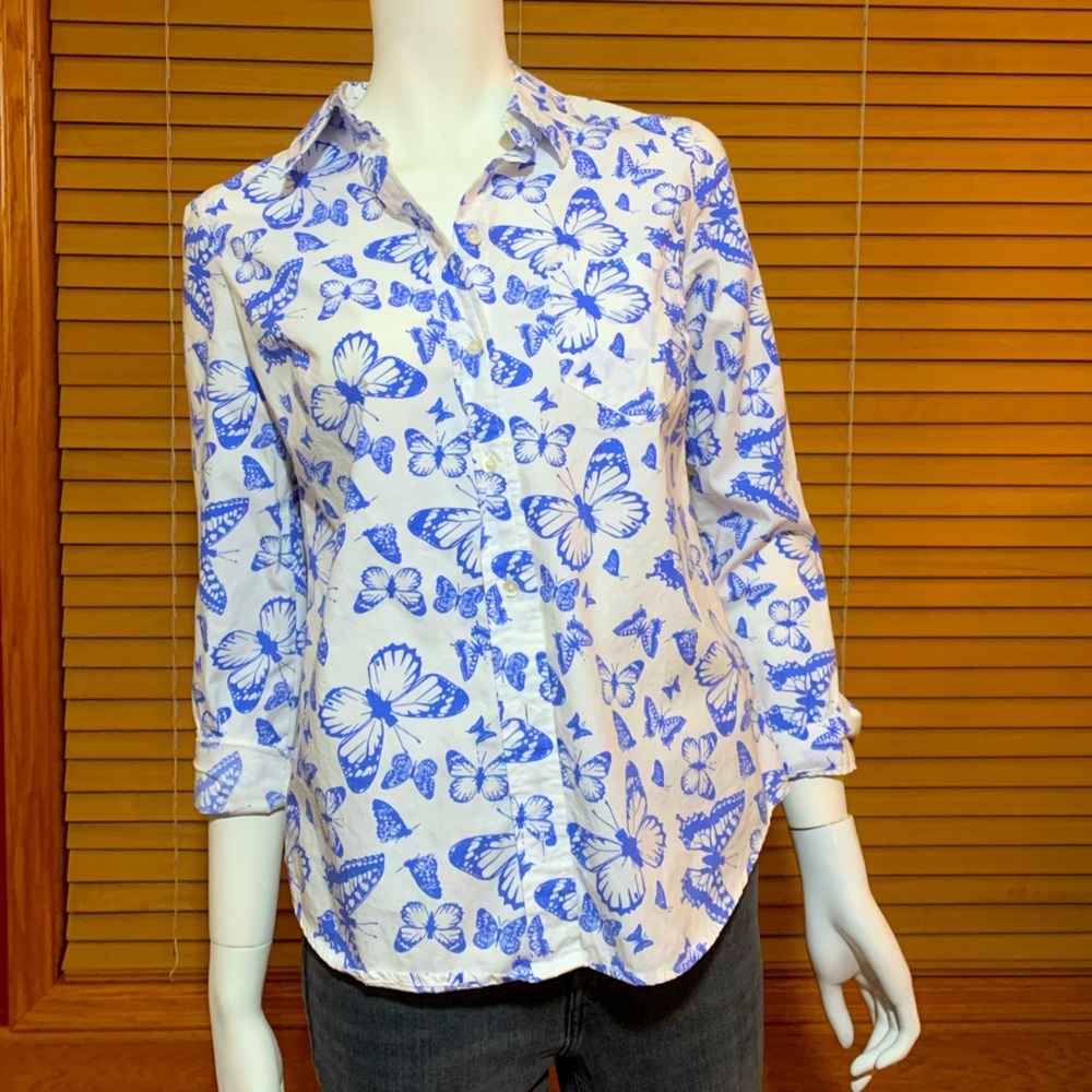 Butterfly Button Down
